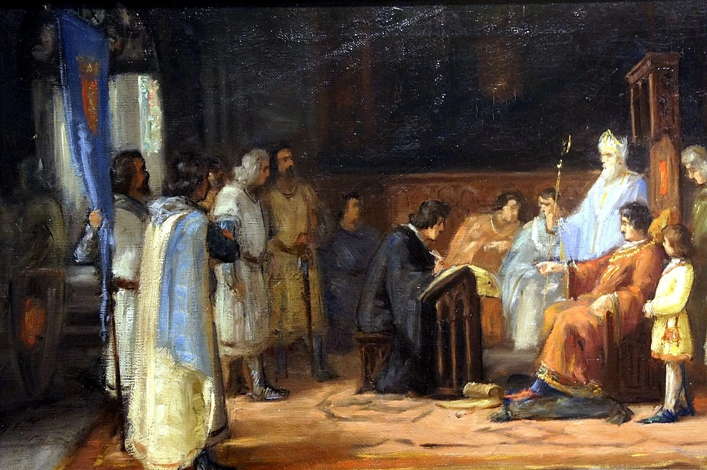 Ulpiano Checa - Il testamento del re, dettaglio